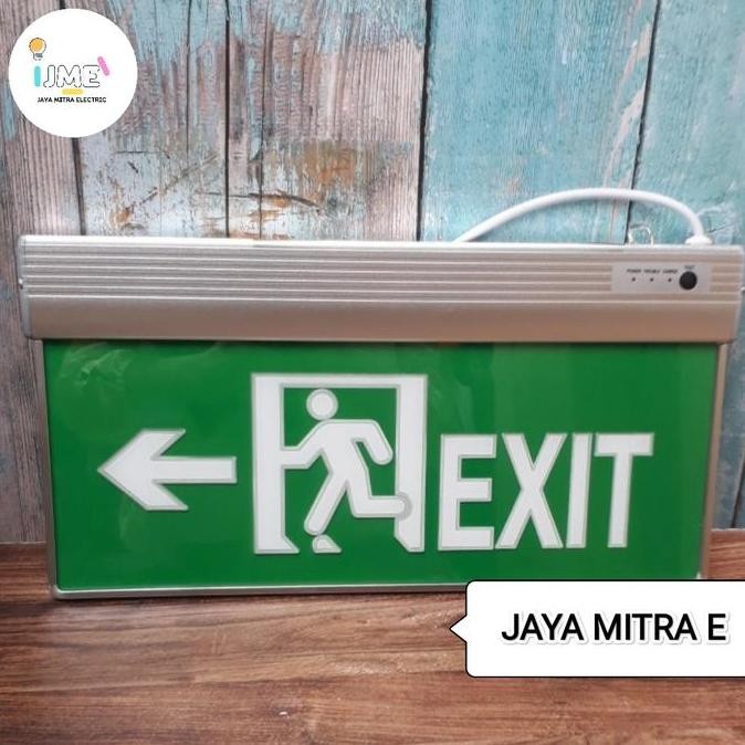 Lampu Exit Led Acrylic/Lampu Darurat/ Emergency Exit