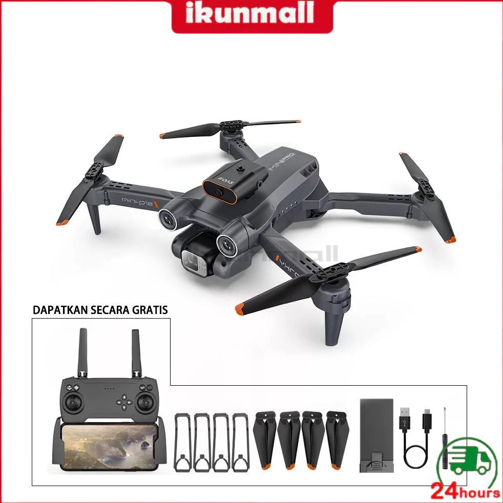 Terlaris CodP12 Pro Drone Obstacle Avoidance + 4K Hd Camera Wide Angle Height Keep Rc Drone Drone Wi