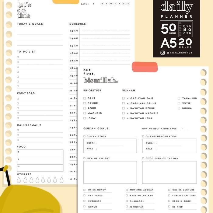 

SWG Daily Planner By The Gang Of Fur Books