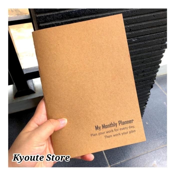 

SWG Buku Monthly Planner Simple A5 Versi 4 Kyoute Catatan Agenda Schedule