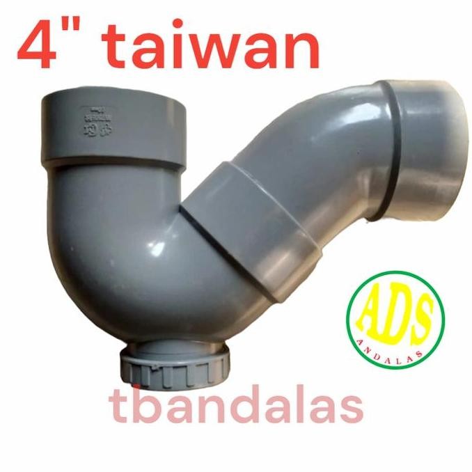 V trap p trap 4" inch leher angsa TAIWAN