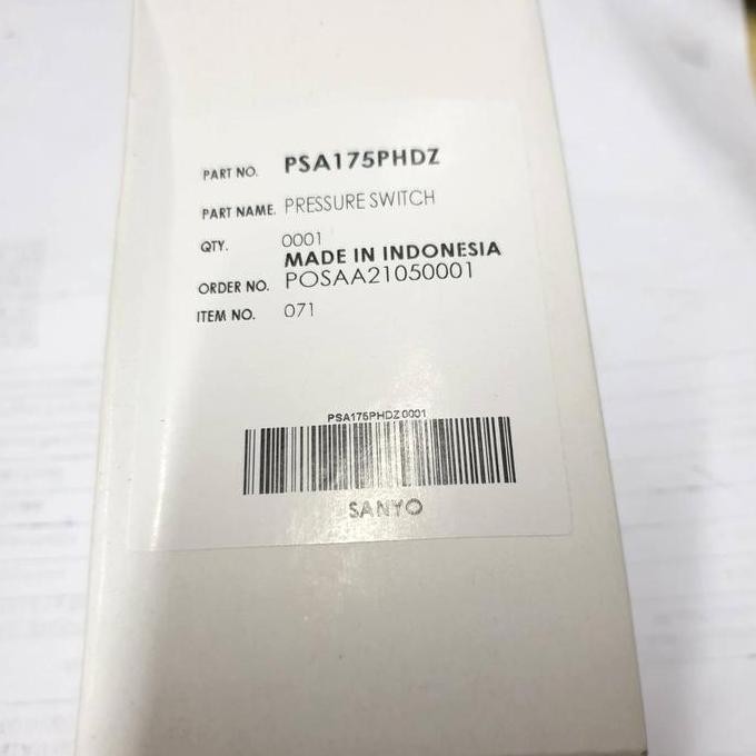NEW otomatis / pressure switch pompa air SANYO ORI PH 175 / 150