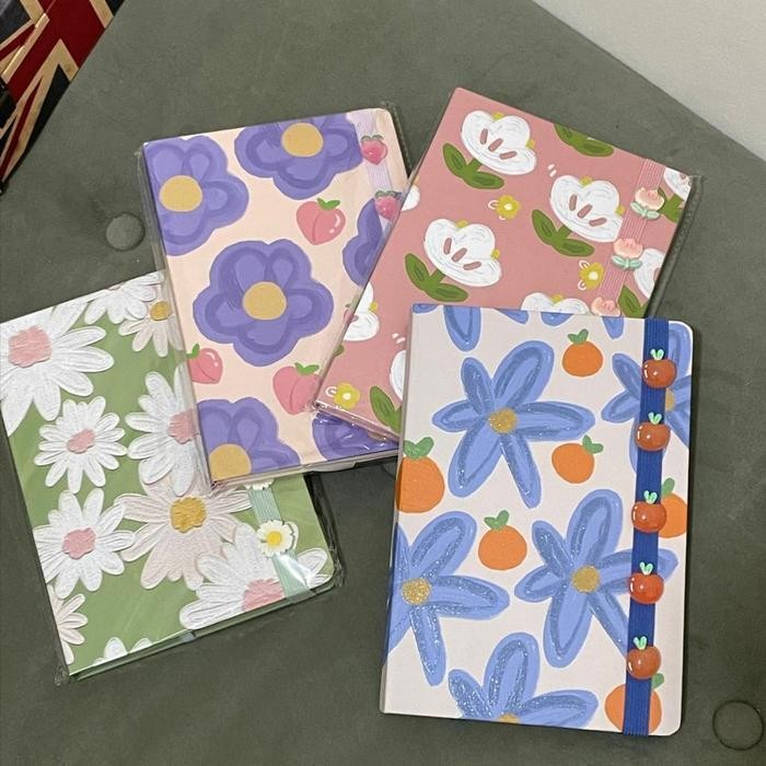 

SWG MIKIREI A5 Hardcover Notebook | Notebook Diary Planner Journal Catatan Aesthetic Bergaris