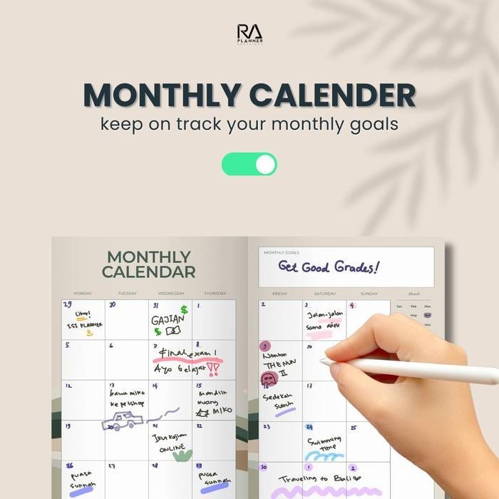 

SWG PLANNER 2025 | UNDATED PLANNER | PRODUCTVITIY PLANNER | AGENDA TAHUNAN Buku Notes Paper Kertas Stationery