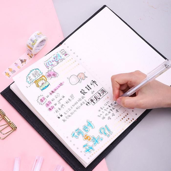 

SWG Deli Hard Cover Notebook / Buku Catatan / Agenda / Planner A5 SZ602