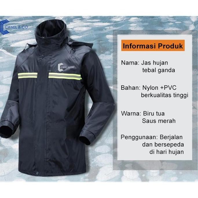 Canel&Co Jas Hujan Bahan Pvc Nilon Interlining Fabric Raincoat Safety