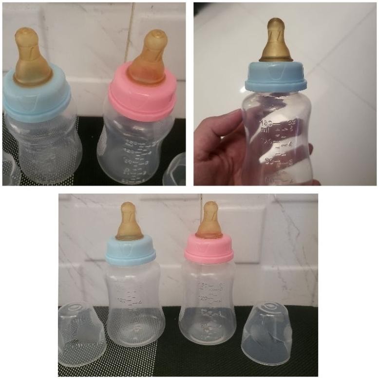 Botol Susu Dot Latex Isoprane Rubber 150ml cocok untuk Bayi baru belajar menyusu dengan botol Latex 