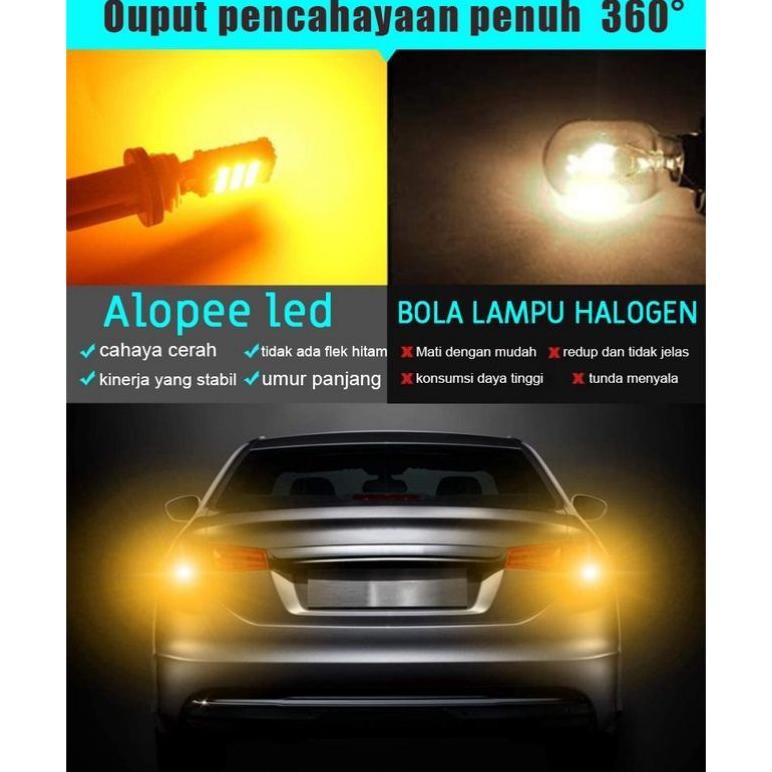 Eh76 Lampu Dajjal Mobil Motor T10 T15 45 Smd Untuk Sein Senja Kota Super Terang Lampu Dajjal