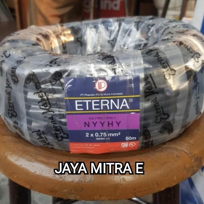 Kabel Eterna Nyyhy 2X0.75 2X0, 75 2 X 0,75 2 X 0.75 Eterna 50M 50Meter