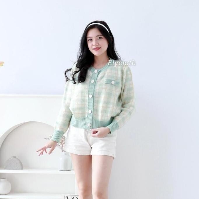 ELYCLOTH | CAROLINE CARDIGAN | CARDIGAN RAJUT WANITA PREMIUM KNIT