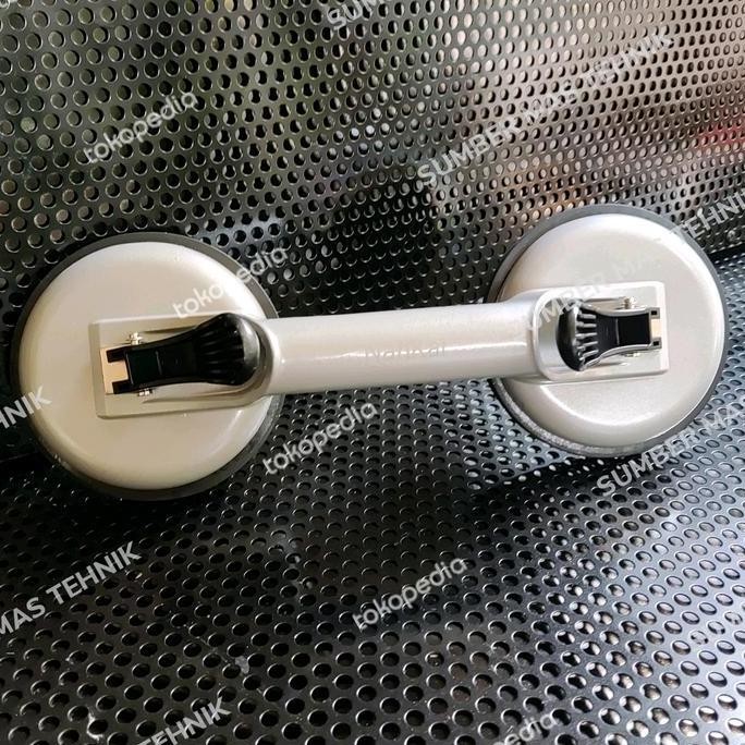 Terbaru (1) KOP KACA KAKI 2 ALAT SEDOT KACA ALAT ANGKAT KACA GLASS SUCTION PLATE 2 sumbermte Kualita