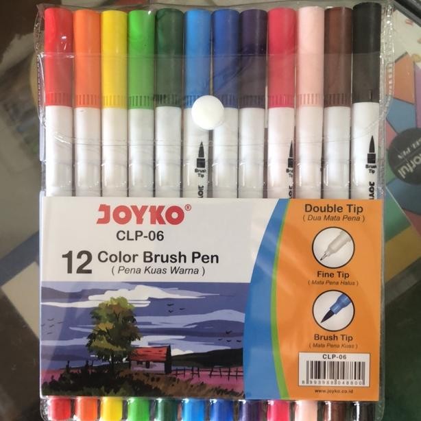 

Cuci Gudang Colour Color Brush Clp-06 Clp06 Clp 06 Joyko / Pena Kuas 12 Warna Cuci Gudang