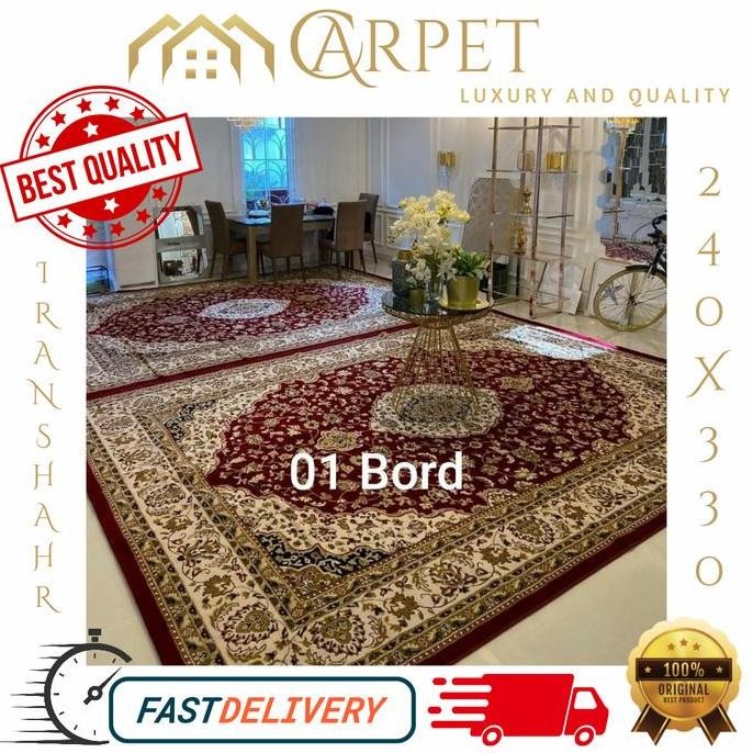 Karpet permadani iranshahr motif turki 240 x 330 karpet lantai - Mewah