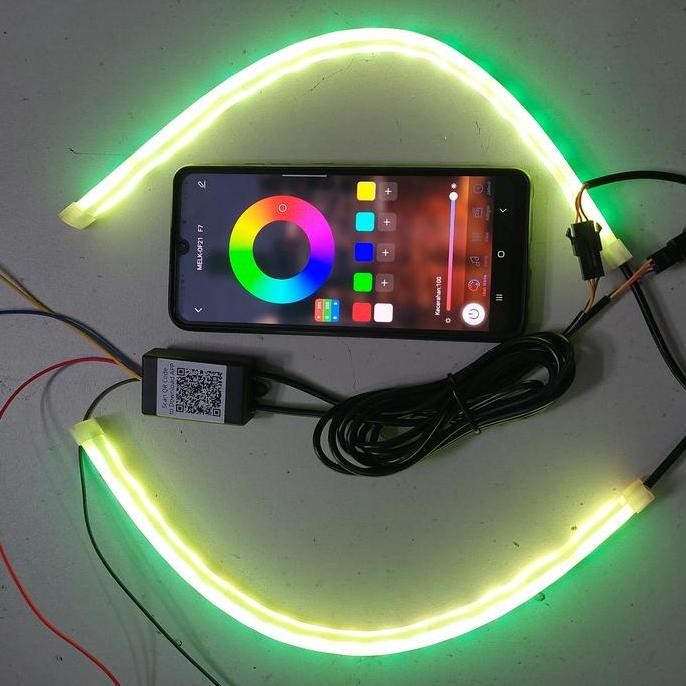 Led Alis Slim Rgb + Sein 45Cm Control Aplikasi Android