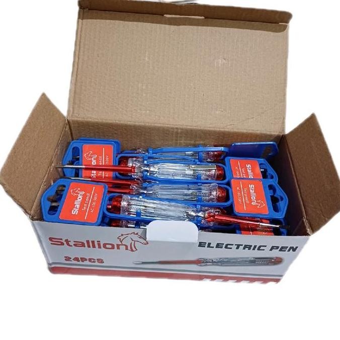 1box isi 24pcs obeng tespen gantung obeng pedeteksi aliran listrik isib2 lusin [terbaik]