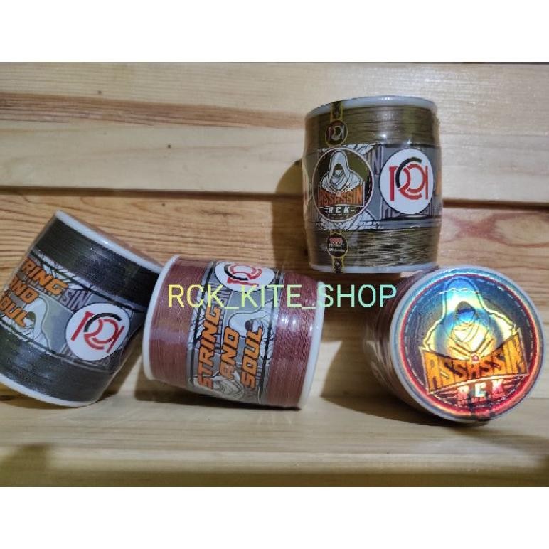 LI34 " ASSASSIN " 2000 yard. Senar Gelasan Matot by RCK ( bahan Abu import) for Turnament. Termurah