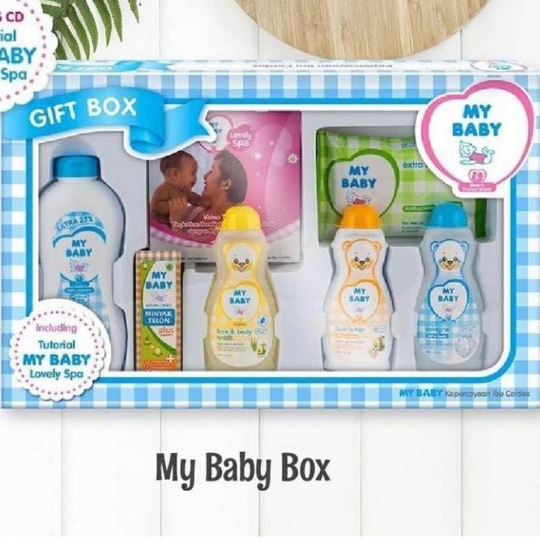 Terlaris Paket Perlengkapan Mandi Bayi My Baby Gift Box-Paket Kado Bayi Kompliit
