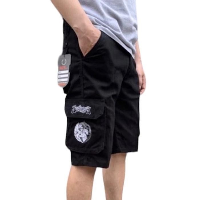 ZCS CARGO - CELANA PENDEK CARGO - CELANA CARGO BORDIRAN BAND ROCK METAL - CELANA CARGO MOTIF - CARGO