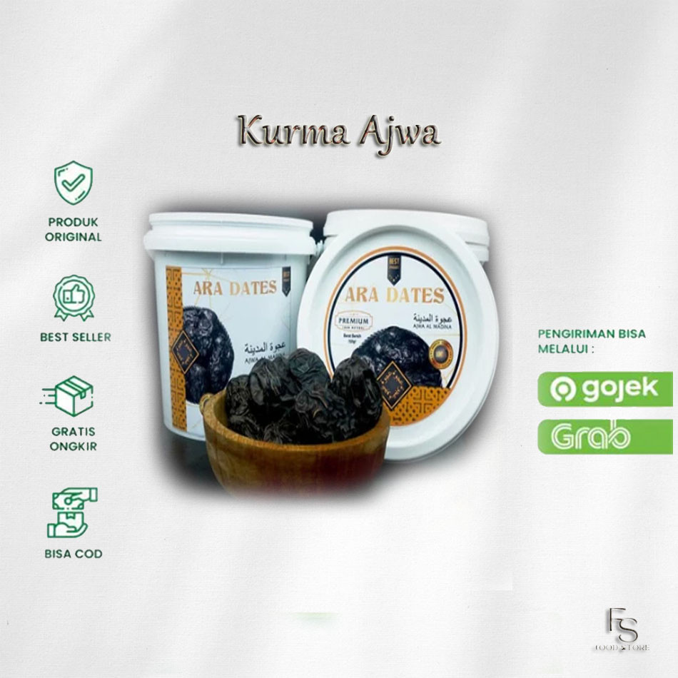

KURMA AJWA 850 GR/KURMA NABI/KURMA AJWA MADINAH KURMA NABI 850 GR