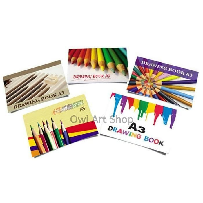 

Sp Drawing Book Kiky A3 / Buku Gambar Kiky A3 - 10 Lembar