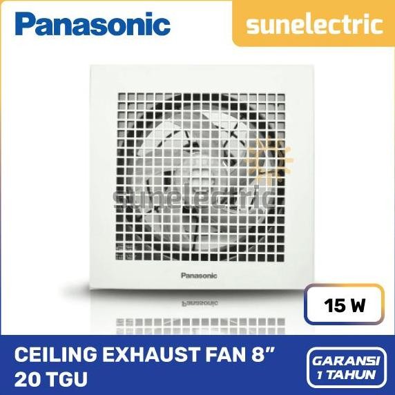 Ready | Ceiling Exhaust Ventilating Fan Panasonic 8" (20 Cm) | Fv-20Tgu3 Kualitas Premium