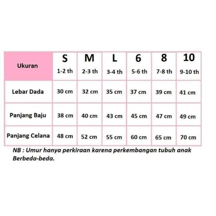 Bts Baju Tidur Anak Umur 1-10 Tahun / Setelan Anak Lakilaki Perempuan 259