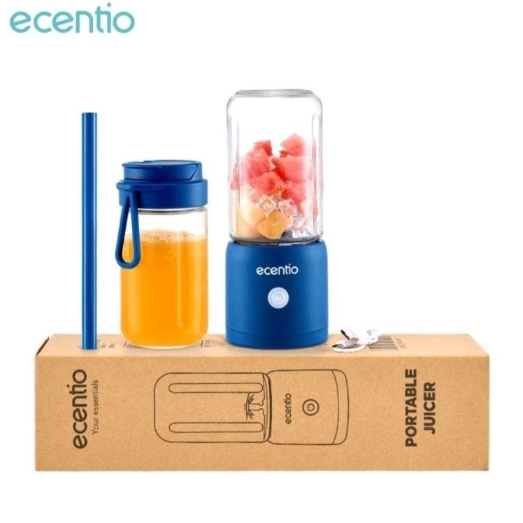 Blender Ecentio Cup Gelas Blender Stainless Steel Blender Jus R Portable Mini Blender Ecentio 380Ml
