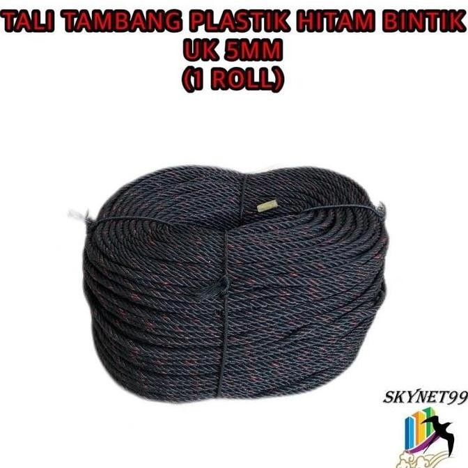 

TALI TAMBANG PLASTIK UK 5 MM (1 ROLL )