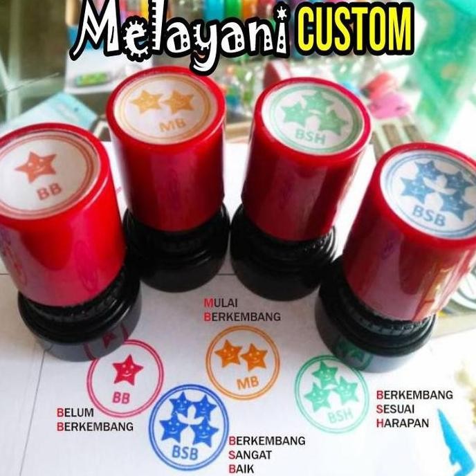 

Stempel BINTANG NILAI PAUD/TK 1 set 4 buah