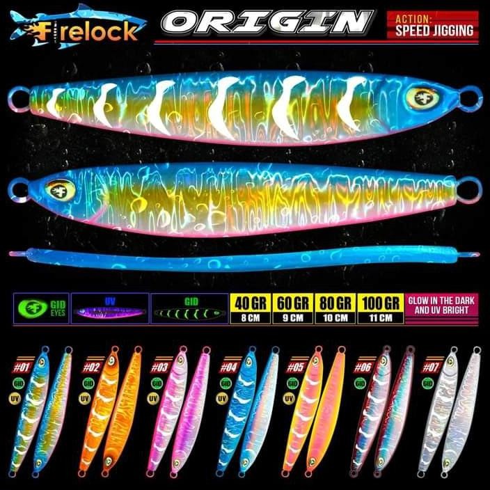 UMPAN PANCING METAL JIG SPEED JIGGING FIRELOCK ORIGIN 100 GRAM Nugi