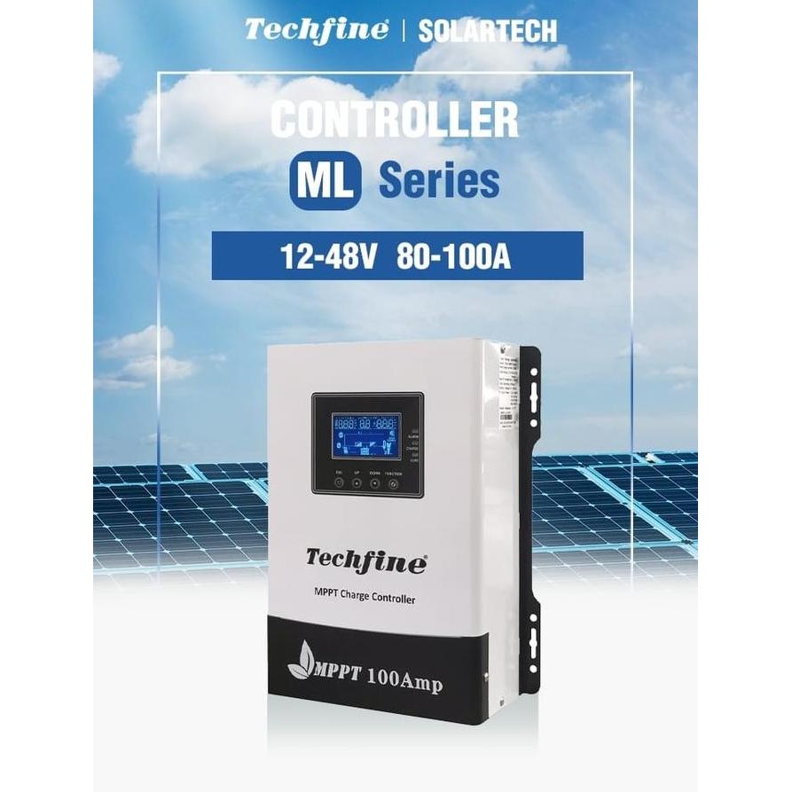Mppt 60A 100A Solar Charge Controller SCC Solar Panel Surya Techfine
