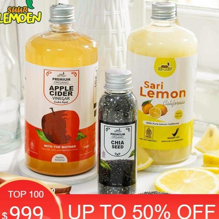 

Paket Sehat Paket Detox Paket Sehat Alami Cuka Apel Ml Sari Lemon Ml Chia Seeds 70Gr