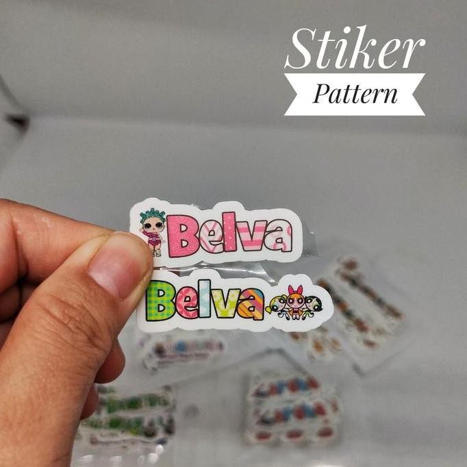 

------] Stiker pattern cutting waterproof anak lucu