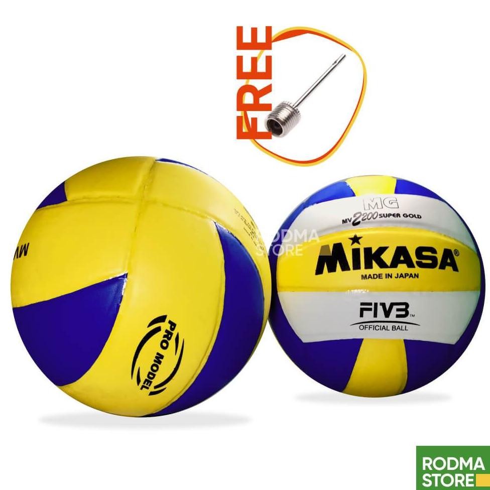 Mikasa Bola Voli Mikasa Anak Size 4 Press Bola Latihan Voli Nugi