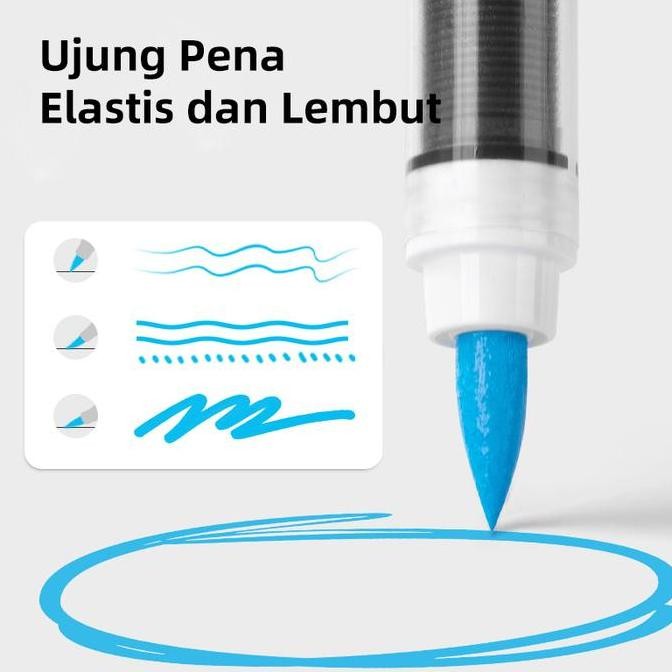 

Deli Spidol Akrilik / Acrylic Marker Water Based Mudah Dibersihkan 12/24/36/40 Warna Cerah HM119