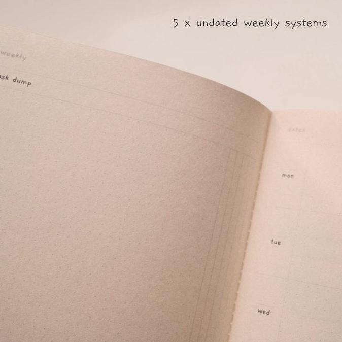 

Productivity Planner | ADHD Friendly Undated Monthly Planner A5 Stationery
