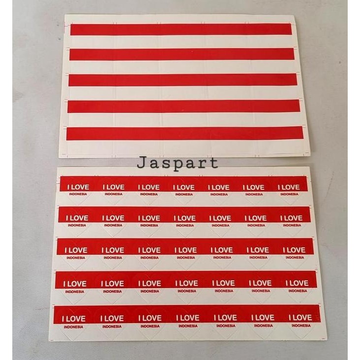 

<<<<<] Sticker Pipi Merah Putih ISI 35PCS dan 25PCS HUT RI 17 agustus