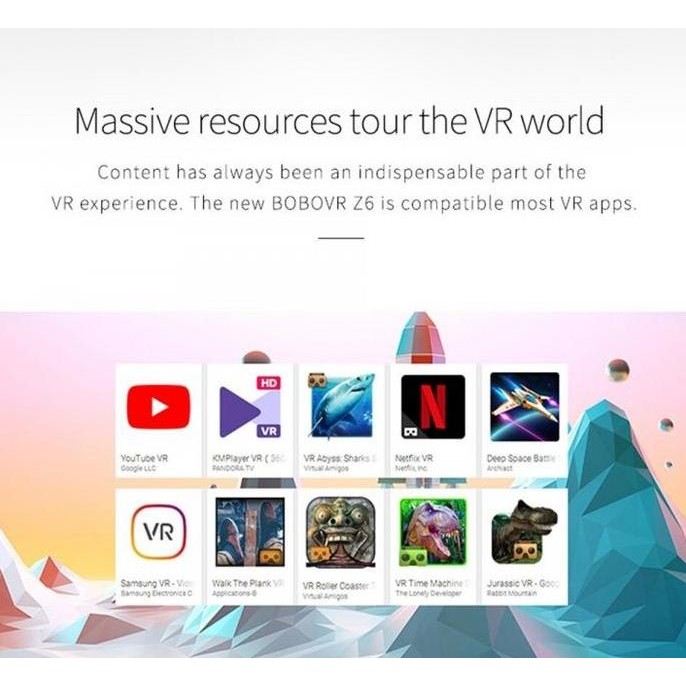 BOBOVR Z6 - VR Headset Glasses FREE BLUETOOTH REMOTE CONTROLLER Y1 Terlaris