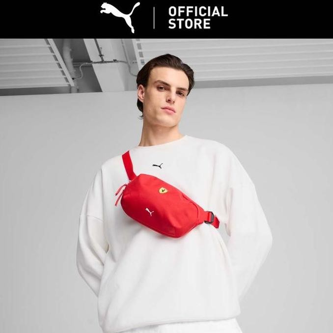 BEBAS ONGKIR - PUMA Tas Pinggang Scuderia Ferrari Race Uniseks Rosso Corsa