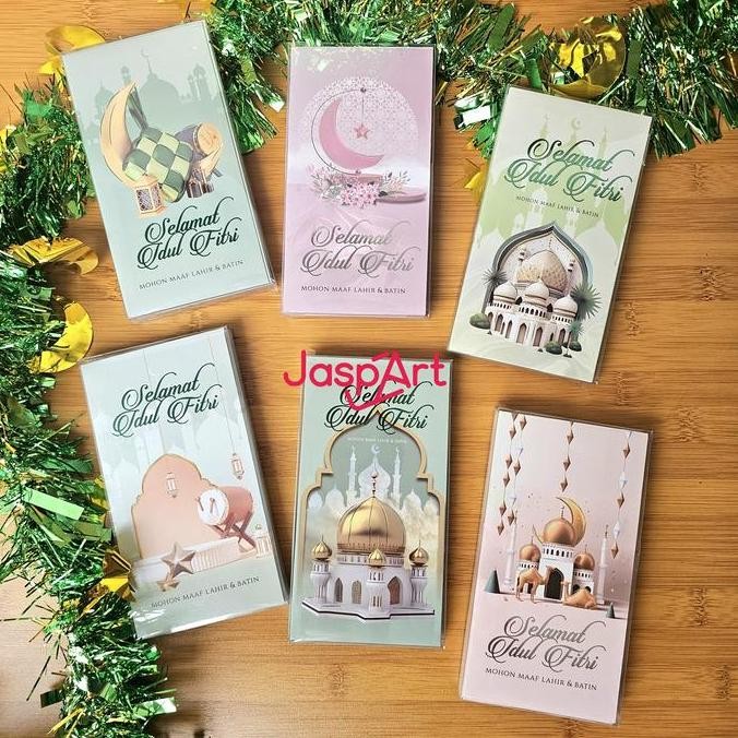 

$$$$] [ISI 30-50 LEMBAR] AMPLOP PANJANG BESAR / ANGPAO LEBARAN HARI RAYA IDUL FITRI FREE KEMASAN MIKA