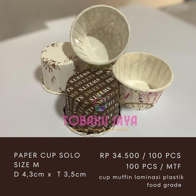 

~~~~~] CUP CAKE MUFFIN PAPERCUP SOLO