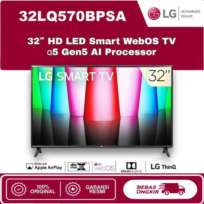 NEW TV LG 32LQ570 BPSA 32 Inch Digital HD Smart WebOS TV 32LQ570BPSA
