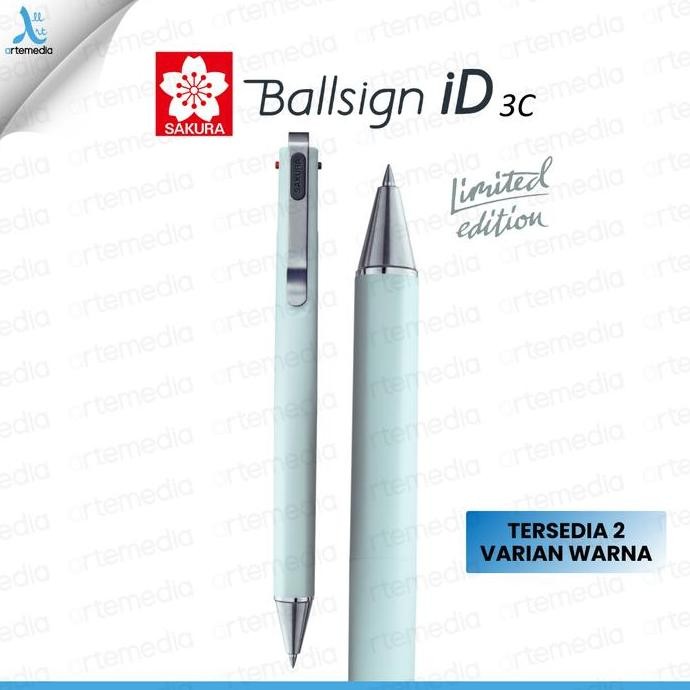 

TERBARU - Sakura Ballsign ID 3C Multipen Ballpoint Gel Pen Retractable - Limited Edition