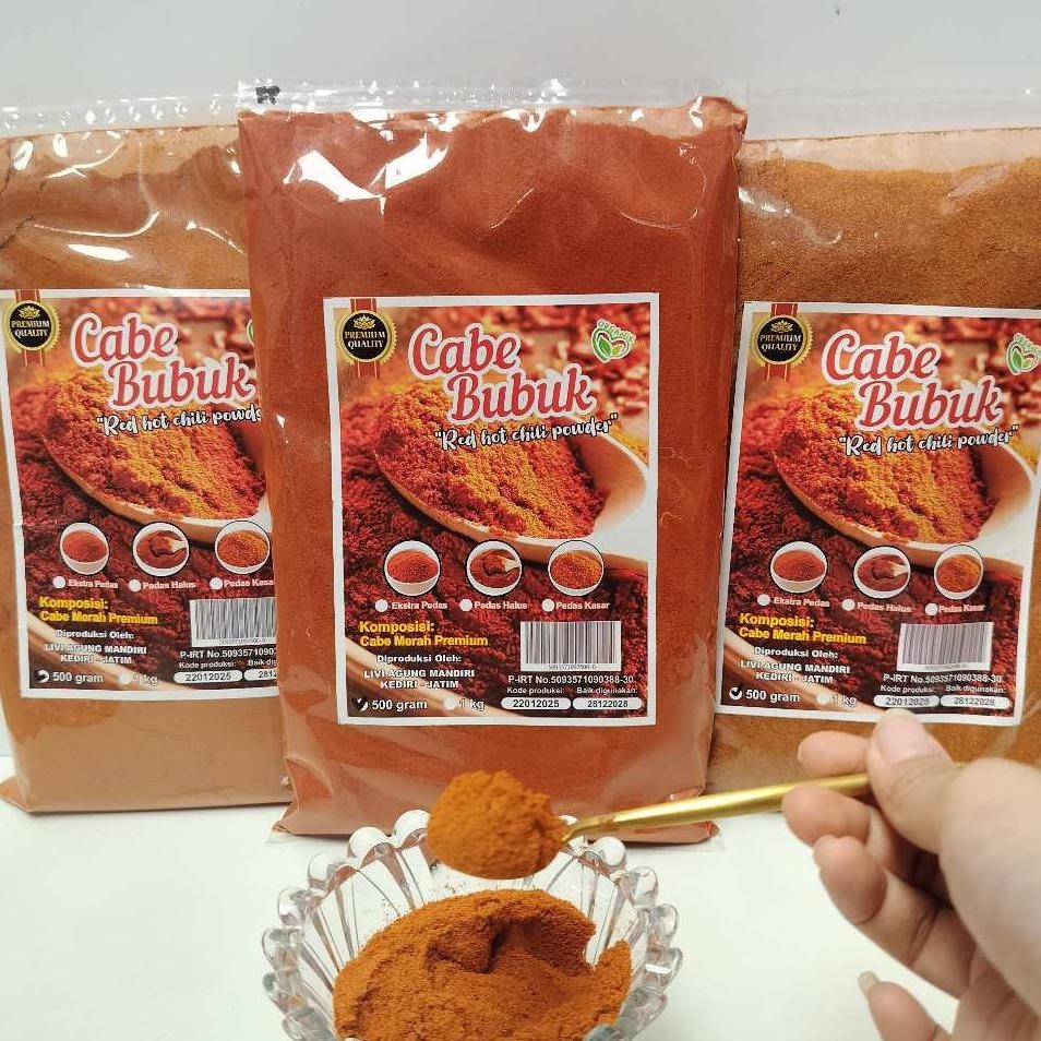 

Cabai Bubuk Chilli Hot Powder Kualitas Gram