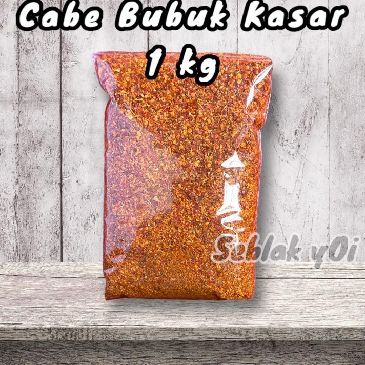 

Cabe Bubuk Kasar 1 Kg Untuk Chilli Oil