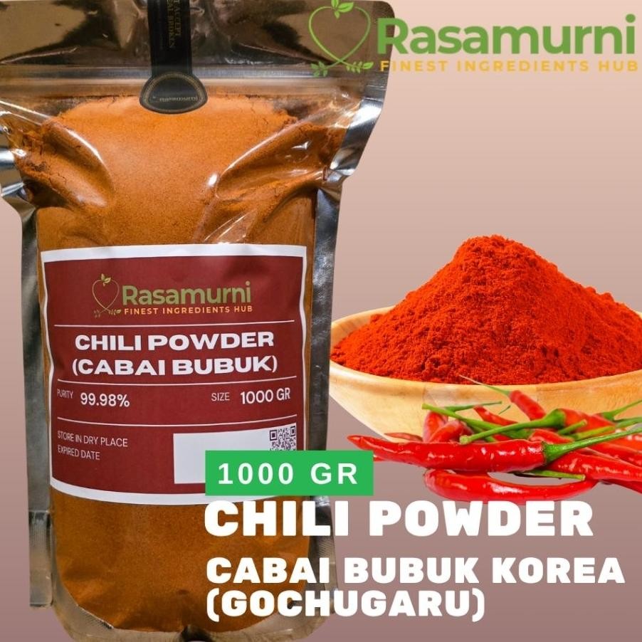 

Chili Powder Murni Cabai Bubuk Korea Gochugaru 1 Gr
