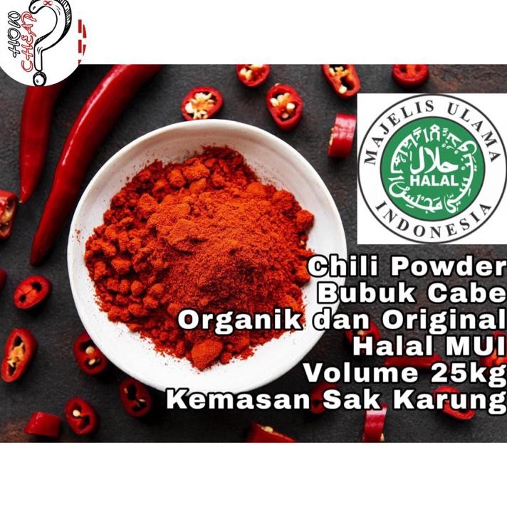 

Bubuk Cabe 1 Sak 25Kg Chili Powder