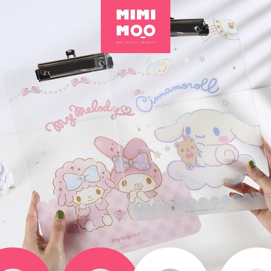 

Readyy!! MIMIMOO Clipboard Papan Jalan Ujian Sanrio Cinnamoroll Kuromi
