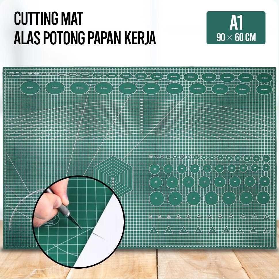 

Readyy!! QJH Working Pad Cutting Mat Alas Potong Papan Kerja A1 90 x 60 cm - QJ4