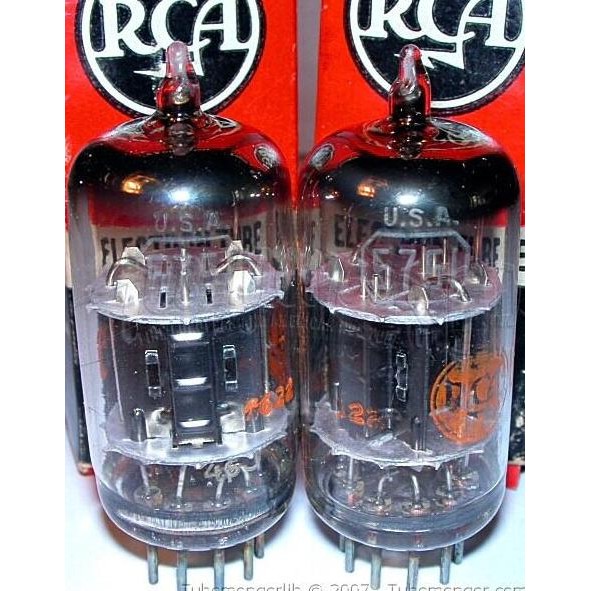 Promo Black Plate 5751 RCA Preamp Tube : Tabung 12AX7 ECC83 COD